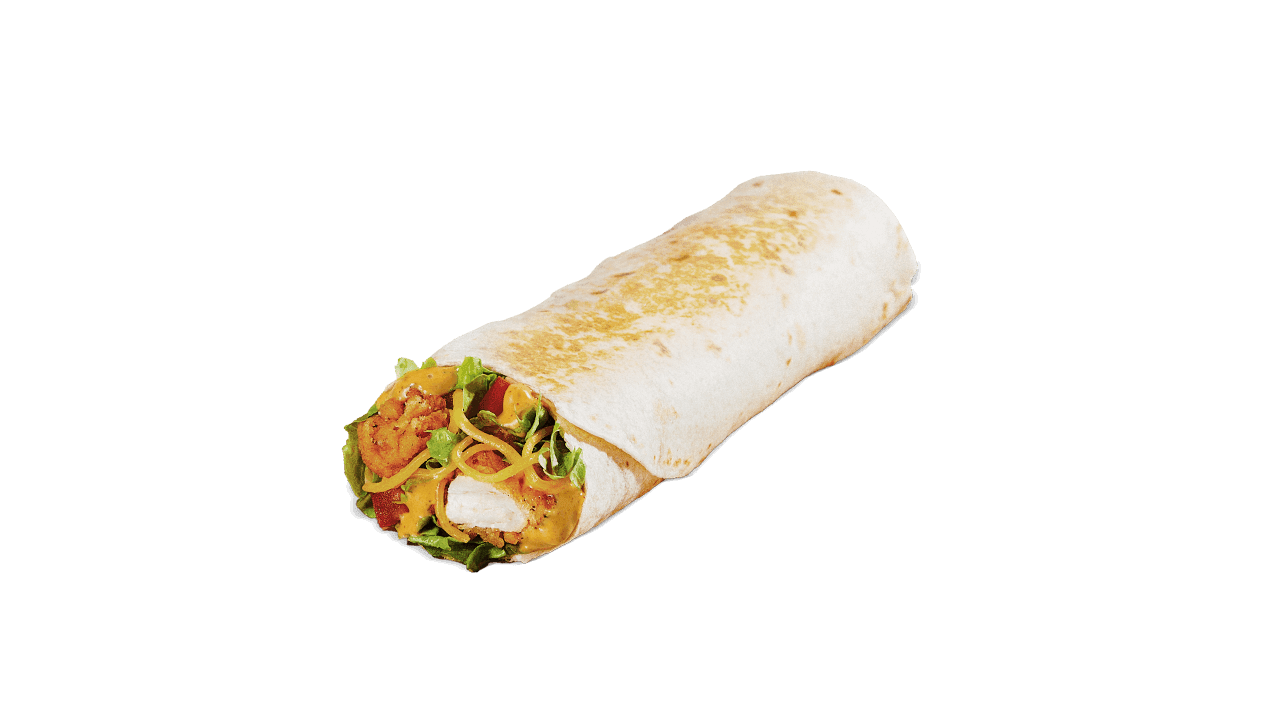 Crispy Chicken Burrito Jalapeño Honey Mustard