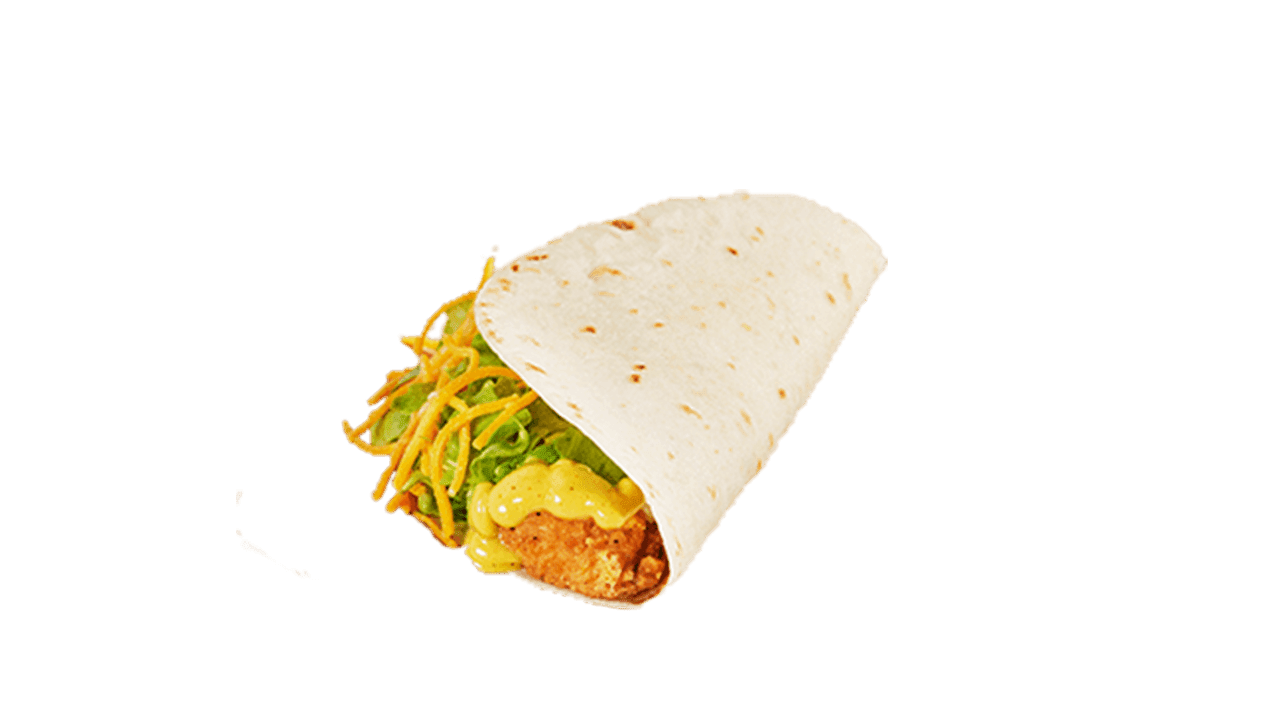 Crispy Chicken Soft Taco Jalapeño Honey Mustard
